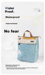 Сумка Xiaoyaxiang Mommy Bag, модний рюкзак великої місткості, велика сумка для немовлят для використання на вулиці, легка ручна сумка для вагітних (Yiyuan) - зображення 9