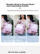 Сумка FENYE Mommy Bag, рюкзак для мам, розово-белая - изображение 6