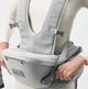 Стільчик AIBEDILA поясний дитячий дихаючий легкий, для 0-36 місяців, сірий - зображення 3