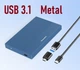 Внешний карман Blueendless MR23FC (MR23GC) USB 3.1 Type C для HDD 2.5" Dark Blue - изображение 5