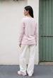 Лонгслив Женский Стаф Розовый Однотонный С Воротником-гольф Staff Key Pink S (399686) - изображение 2