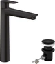 Смеситель для раковины HANSGROHE Talis E 240 матовый черный 71716670 с донным клапаном - изображение 2