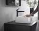 Смеситель для раковины HANSGROHE Talis E 240 матовый черный 71716670 с донным клапаном - изображение 6