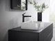 Смеситель для раковины HANSGROHE Talis E 240 матовый черный 71716670 с донным клапаном - изображение 8