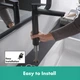 Смеситель для раковины HANSGROHE Talis E 240 матовый черный 71716670 с донным клапаном - изображение 14