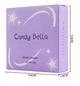 Восковая матированная пудра для лица Candy Bella 10 г компактная с матовым финишем для выравнивания тона кожи Фиолетовая - изображение 6