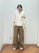 Блузка женская Uniqlo 218854031 M Молочная (1160738510) - изображение 3
