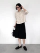 Рубашка хлопковая женская Uniqlo 233245740 2XL Бежевая (1160644867) - изображение 5