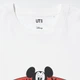 Футболка хлопковая оверсайз длинная женская Uniqlo 519749614 M Белая (1160648297) - изображение 5