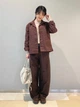 Пиджак женский Uniqlo 177212260 XL Коричневый (1160678081) - изображение 6