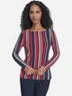 Лонгслив длинный женский Tommy Hilfiger 531491803 L Синий/Красный (1160697887) - изображение 1