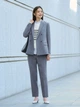 Пиджак классический удлиненный женский Uniqlo 105091065 L Серый (1160764103) - изображение 10
