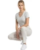 Штаны спортивные тонкие женские Slazenger Interlock 67173325 XL светло-серые (2671733254703) - изображение 6