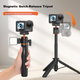 Міні-штатив VRIG AC-40 магнітний швидкознімний для DJI Action 5 Pro/4/3 та Osmo 360 - зображення 5