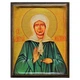 Икона "Блаженна Матрона" на дереве 11х9 см - изображение 1