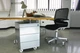 Мебельный ролик OgTM Rotola Office Nylon со стопором алюминий/серый - изображение 4
