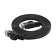 Кабель сетевой Ethernet Orico PUG-C7B CAT7 10Gbps RJ45 Интернет LAN плоский 1м Black (6942227181329) - изображение 6