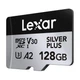 Карта пам'яті Lexar Silver Plus 128GB + адаптер (LMSSIPL128G-BNANG) - зображення 4