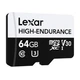 Карта пам'яті Lexar High-Endurance microSDHC/microSDXC 64GB (LMSHGED064G-BCNNG) - зображення 2