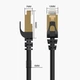 Кабель Ethernet Orico PUG-C7 CAT7 10Gbps RJ45 круглый 1 м (6942227181251) - изображение 5