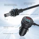 Комплект в автомобиль для Starlink Mini: Магнитное крепление на капот + Зарядное устройство USB-C (35W) / USB-A (30W) в прикуриватель (12-24V) + Кабель DC connector 20W-180W PD (5м) / Старлинк Мини / Водонепроницаемый - изображение 7