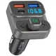 FM трансмітер Proove FM Launcher Luxor SE 36 Вт Type-C+USB (PD+QC3.0) gray (FMLX20120003) - зображення 1