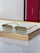 Женские очки Cartier CT0544S 2026 – безрамочные фотохромные солнцезащитные очки коричневый градиент - изображение 1