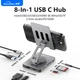 Док станция подставка Blueendless ST803 8 в 1 USB Type-C концентратор для смартфона Steam ROG Swith - изображение 3