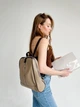 Рюкзак женский с натуральной кожи 8л ARTiS Bags 1739 140-9288 Темно-бежевый (6501098306) - изображение 10