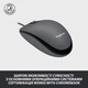 Мишка Logitech M100 USB Black - зображення 4