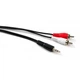 Кабель мультимедійний Jack 3.5mm male to 2xRCA 5.0m Vinga - зображення 2