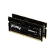 Модуль пам'яті для ноутбука SoDIMM DDR4 16GB (2x8GB) 3200 МГц Fury Impact Kingston Fury (ex. - зображення 1