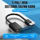 Звуковая плата VENTION Audio USB 2х3,5 мм jack 0.15m - изображение 2