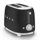 Тостер Smeg TSF01PGEU Retro 50's Style на 2 скибки, матовий чорний - изображение 3