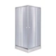 Душевая кабина Lidz Wawel SC80x80.SAT.LOW.GR, стекло тон. 4 мм + Lidz Душевой поддон KAPIELKA ST80x80х14 - изображение 1