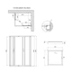 Душевая кабина Lidz Wawel SC100x80.SAT.LOW.FR, стекло Frost 5 мм + Lidz Душевой поддон KAPIELKA ST100x80х14 - изображение 2