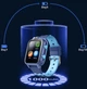Дитячий смарт годинник Lemfo E11 з 4G SIM карткою, GPS трекером, прослуховуванням, подвійною камерою 2 МП, HD відеодзвінками та акумулятором 1000 мАг До 5 днів роботи Синій - зображення 8