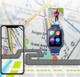 Дитячий смарт годинник Lemfo E11 з 4G SIM карткою, GPS трекером, прослуховуванням, подвійною камерою 2 МП, HD відеодзвінками та акумулятором 1000 мАг До 5 днів роботи Синій - зображення 10