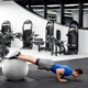 М’яч для фітнесу Gymtek 65 см + насос Сірий (5907766667544) - зображення 10
