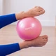 Фітнес-м’яч Gymtek Anti-Burst 23 см Рожевий (5907766665076) - зображення 9