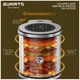Сушилка для овочей с 10 металлическими лотками Sumato SU-04FD02 - изображение 2
