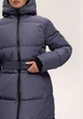 Удлиненная зимняя женская куртка Finn Flare 225502-MZ Down fill синяя XS - изображение 8
