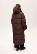 Длинная женская зимняя куртка Finn Flare 224504-EGG бордовая M - изображение 3