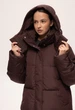 Длинная женская зимняя куртка Finn Flare 224504-EGG бордовая M - изображение 5