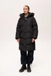 Подовжена зимова жіноча куртка Finn Flare 225504-BL Down fill чорна 2XL - зображення 1
