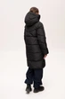 Подовжена зимова жіноча куртка Finn Flare 225504-BL Down fill чорна 2XL - зображення 7