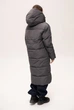 Длинная зимняя куртка женская Finn Flare 224501-GR серая 2XL - изображение 4