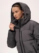 Длинная зимняя куртка женская Finn Flare 224501-GR серая 2XL - изображение 8