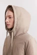 Демисезонная женская куртка Baon B0325007-DC бежевая XS - изображение 5