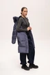 Подовжена зимова жіноча куртка Finn Flare 225504-MZ Down fill синя 2XL - зображення 6